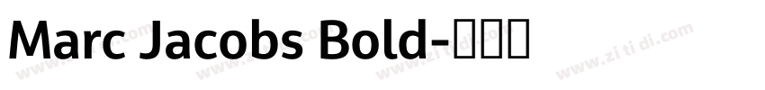 Marc Jacobs Bold字体转换